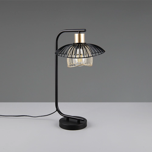 Tischlampe Lauris Schwarz Trio 4017807678123
