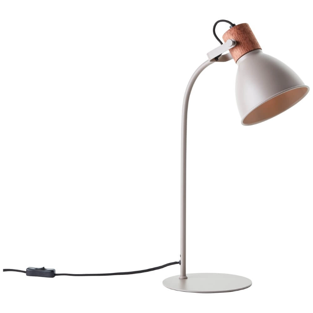 Tischlampe Erena Taupe Brilliant 4004353412974