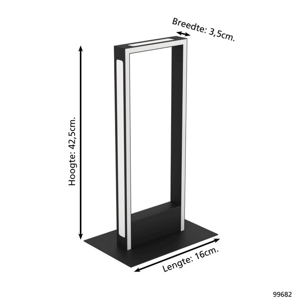 Tischlampendesign Salvilanas-Z Schwarz Eglo 9002759996826