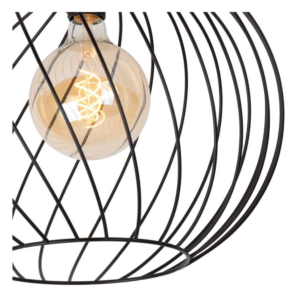 Deckenlampe Danza schwarz Ø 40 cm Lucide 5411212211491