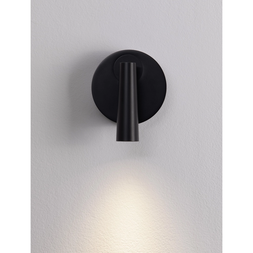 Nachttischlampe Tico schwarz
