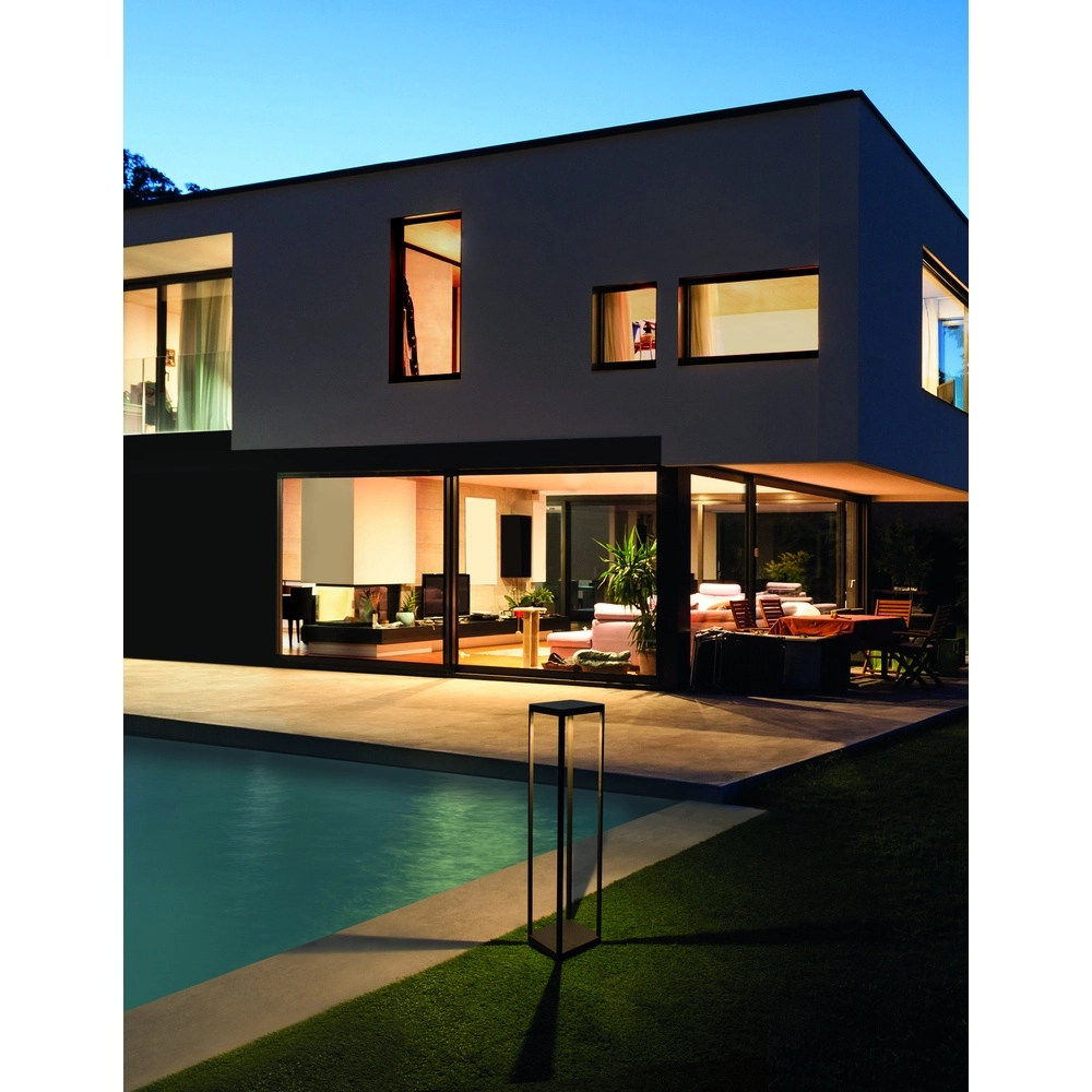 Quadratische Gartenlampe Surf 80cm Lyora 5212017425461