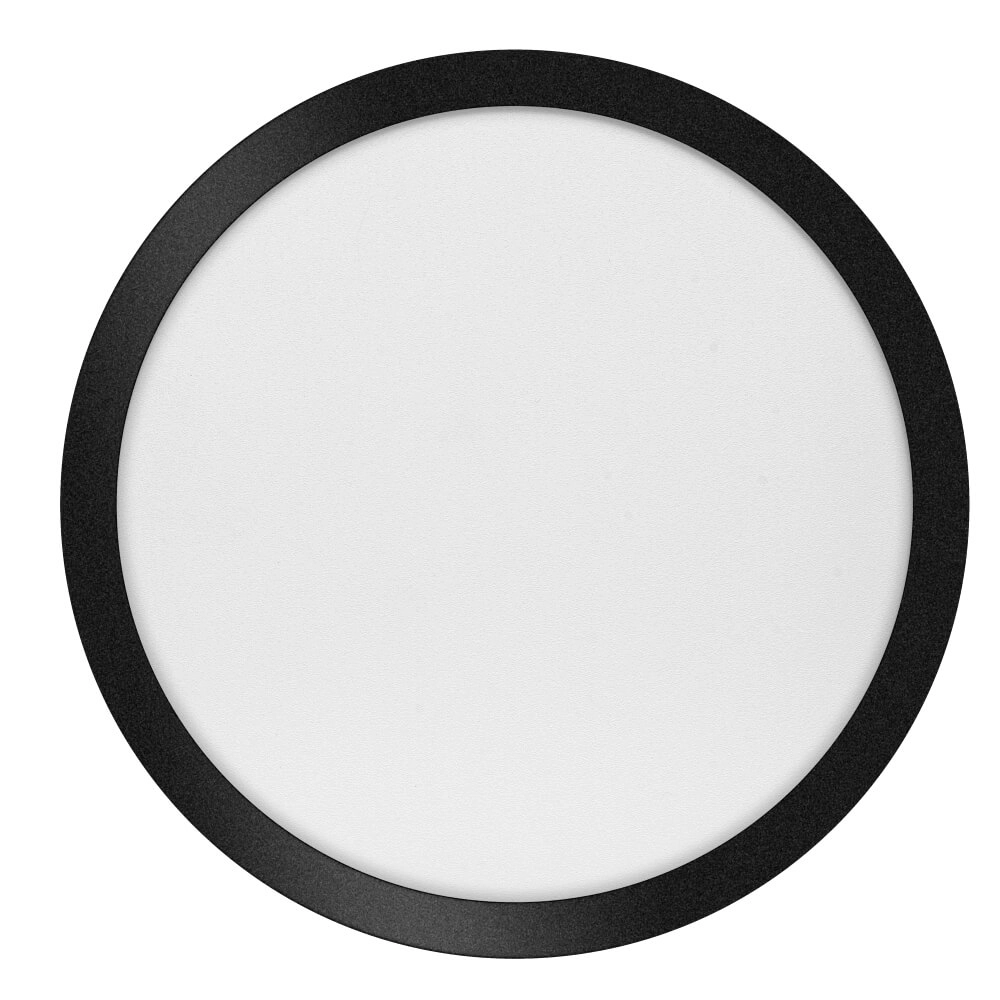 LED-Deckenleuchte Anne 24 W – 2700 K – Ø40 cm schwarz