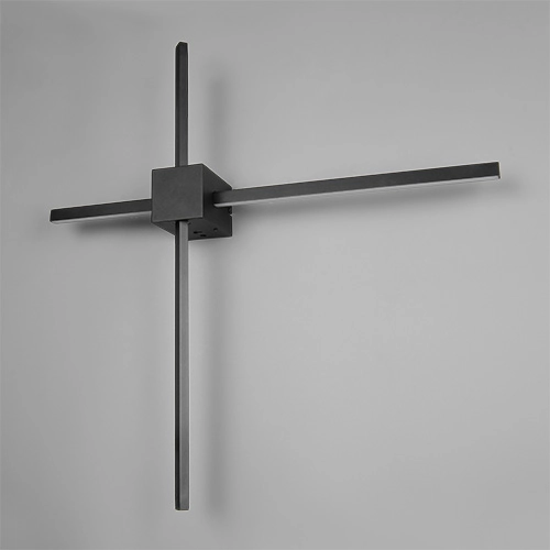 Moderne Wandlampe Cassino Schwarz 67,5 cm Trio 4017807683202