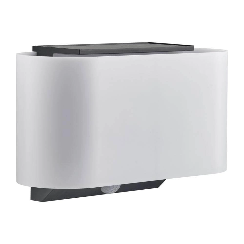 Solar-Wandleuchte Piola Schwarz-Weiß Nordlux 5704924017537