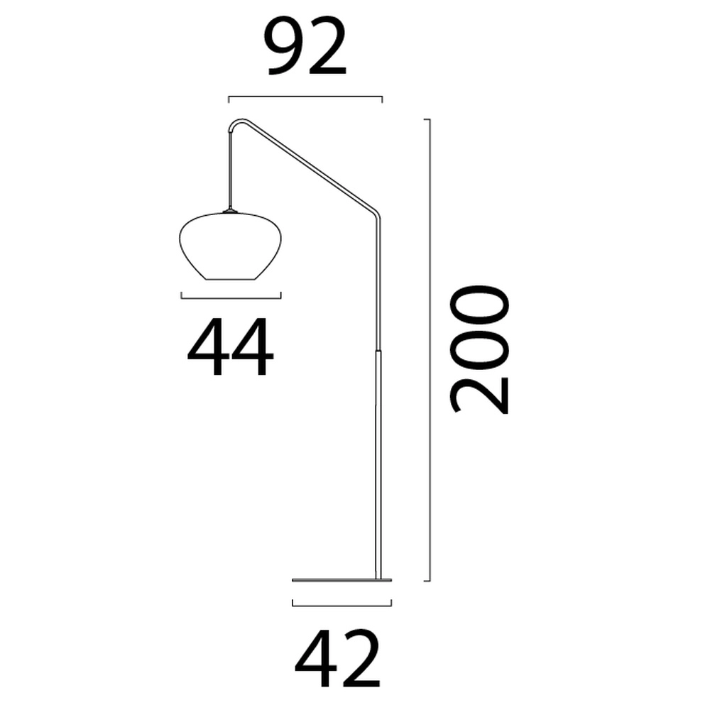 Denken Sie an eine Papier-Stehlampe Cartone Sandfuß Masterlight 8718121390413