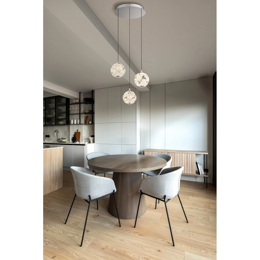 3-Licht Pendellampe Virina Chrom Globo 9007371478255