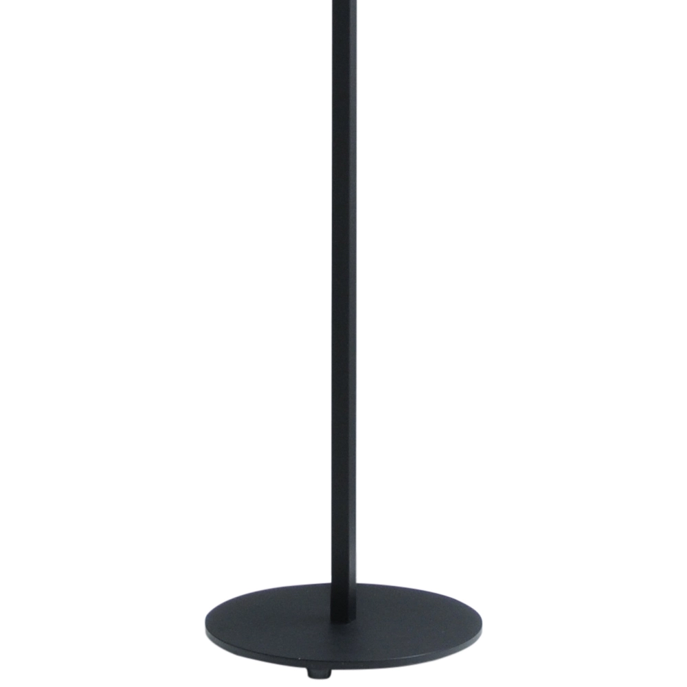 Schwarze Stehlampe Tube 155 cm mit Goldbeschlag Masterlight 8718121188676