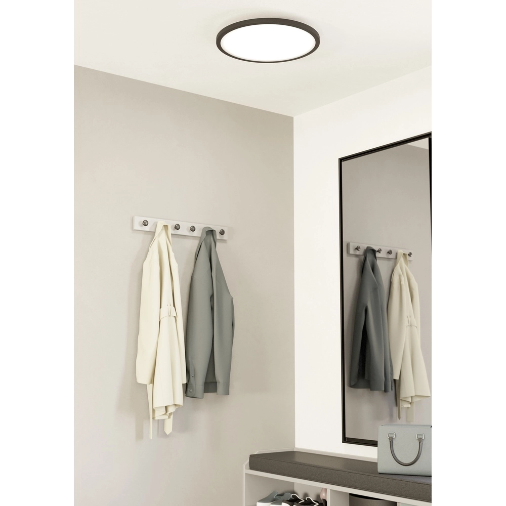 Smart Slim Deckenlicht Sarsina-Z Ø 45cm – schwarz Eglo 9008606264063