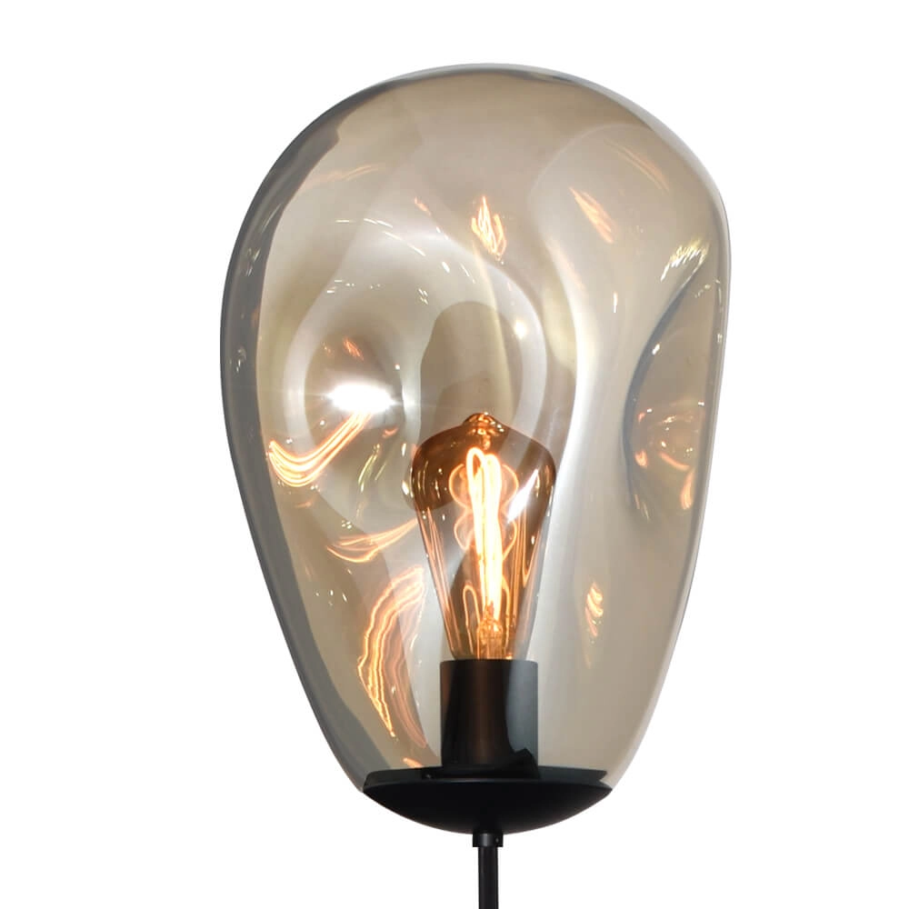 Stehlampe Lava Ø 22,5cm Goldglas Masterlight 8718121286679