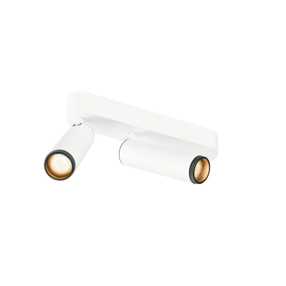 Aufputz-Spot Grip! M 2-flammig weiß 2700K