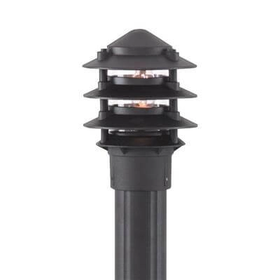 Stehlampe Posts 73 cm schwarz Searchlight 5013874220363
