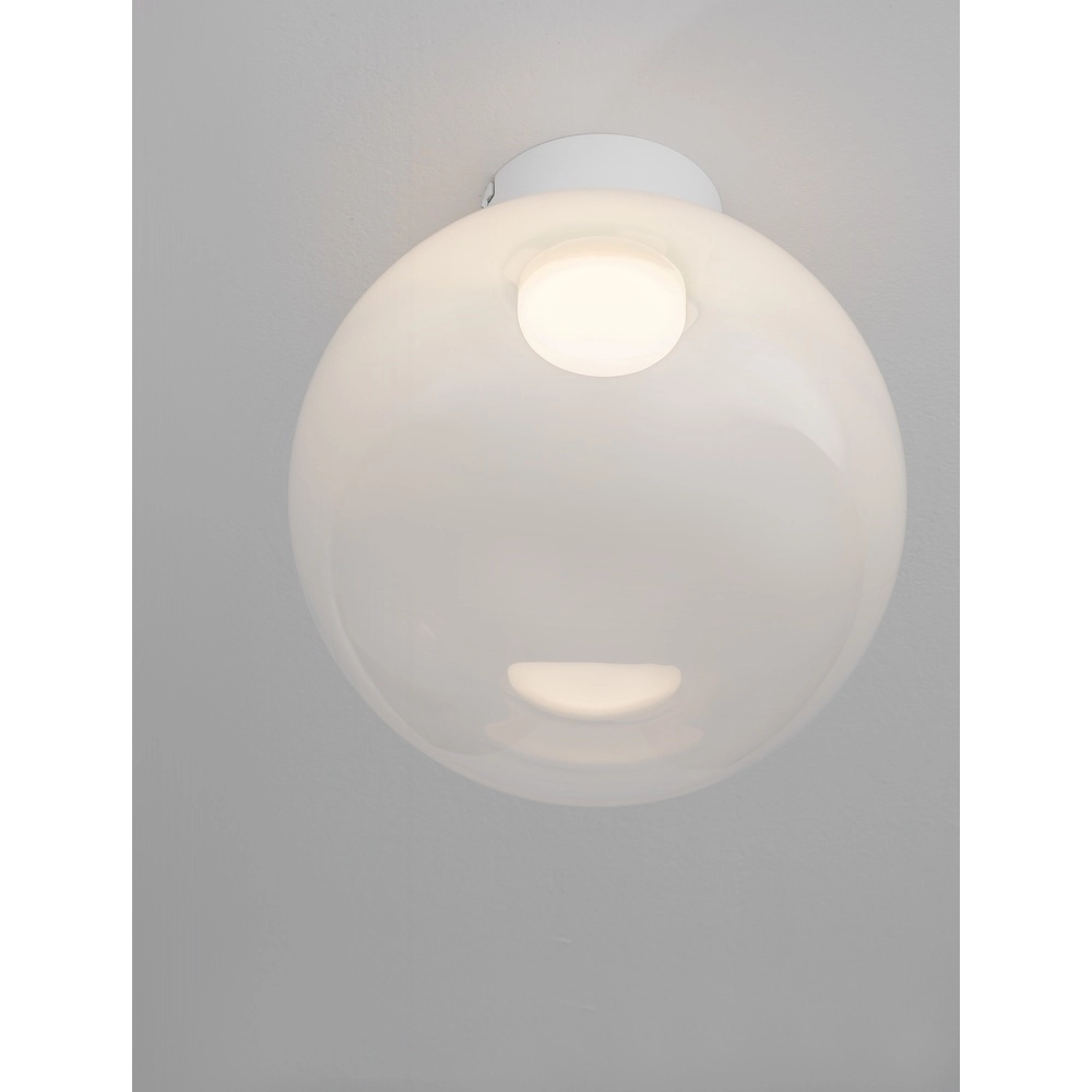 Weiße Deckenleuchte Bolita Glühbirne Ø 30cm Lyora 5212017483607