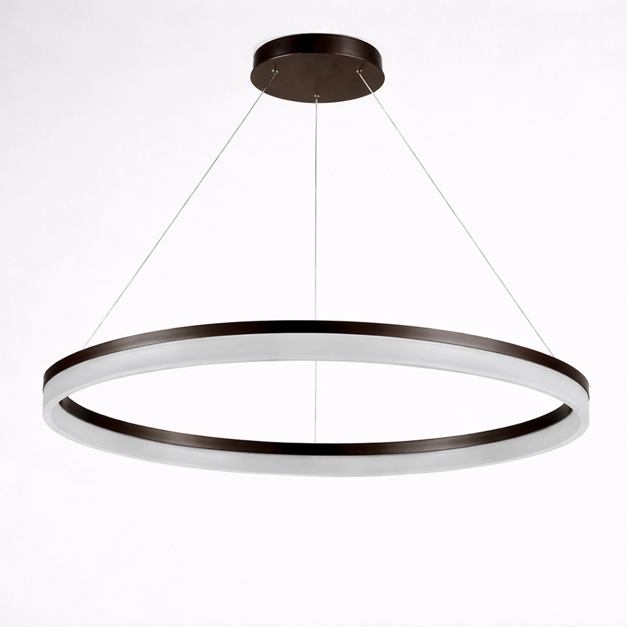 Elegante Pendellampe Ara Ø 100cm Bronze Lyora 5053423316031
