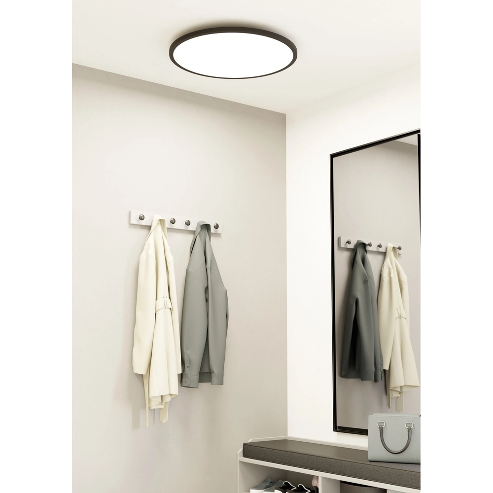 Smart Slim Deckenlicht Sarsina-Z Ø 60cm – schwarz Eglo 9008606264070