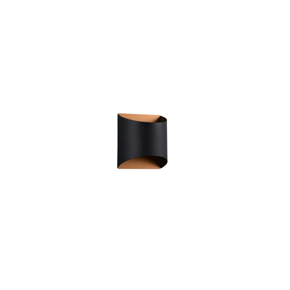 Wandlampe Samdel Design Schwarz mit Gold Trio 4017807672299