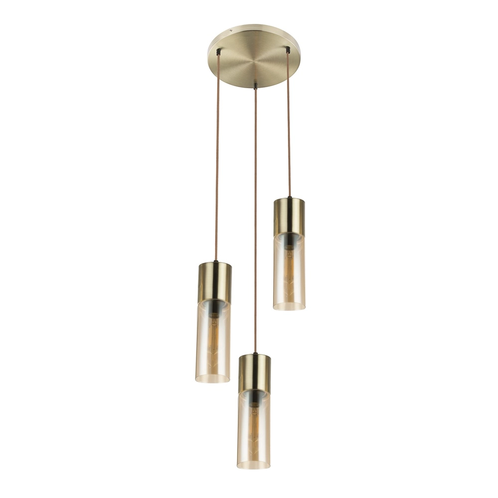 3-Licht Pendellampe Annika Golddesign Globo 9007371409686