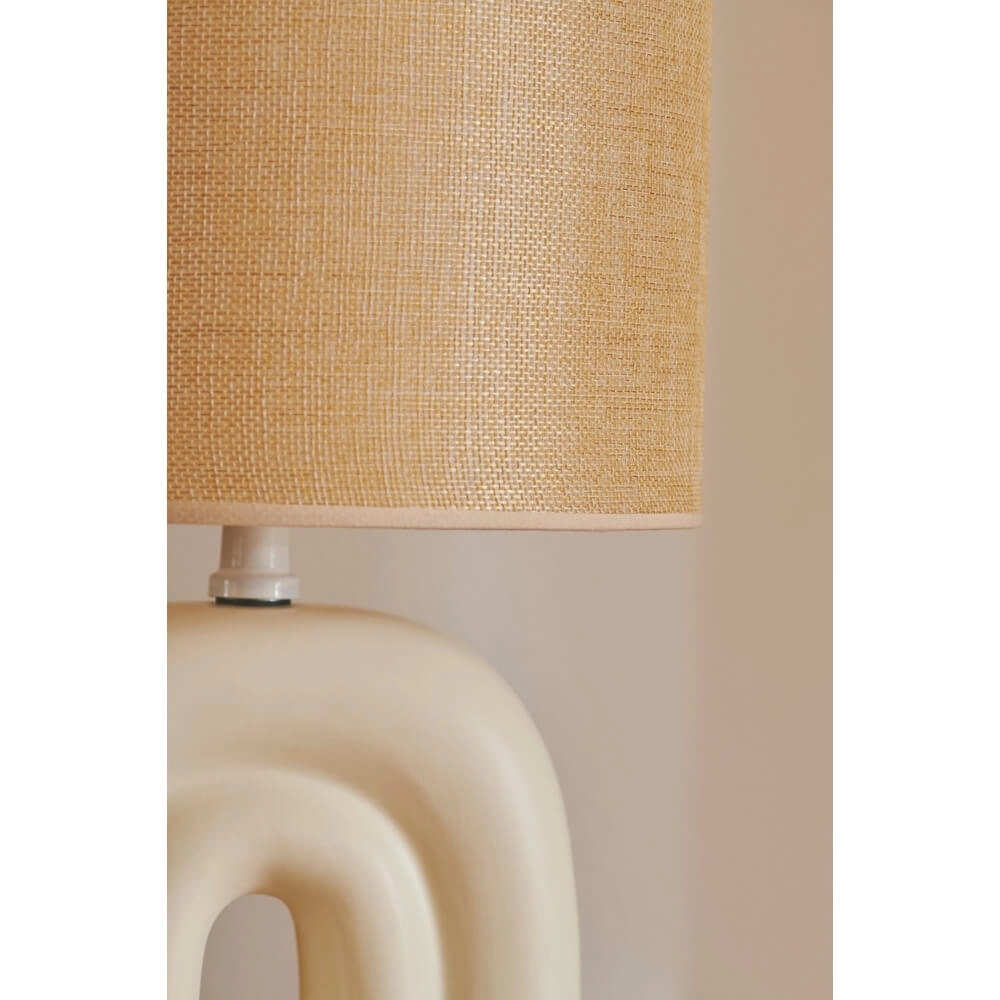 Trendige Tischleuchte Haze sandbraun Nordlux 5704924018770