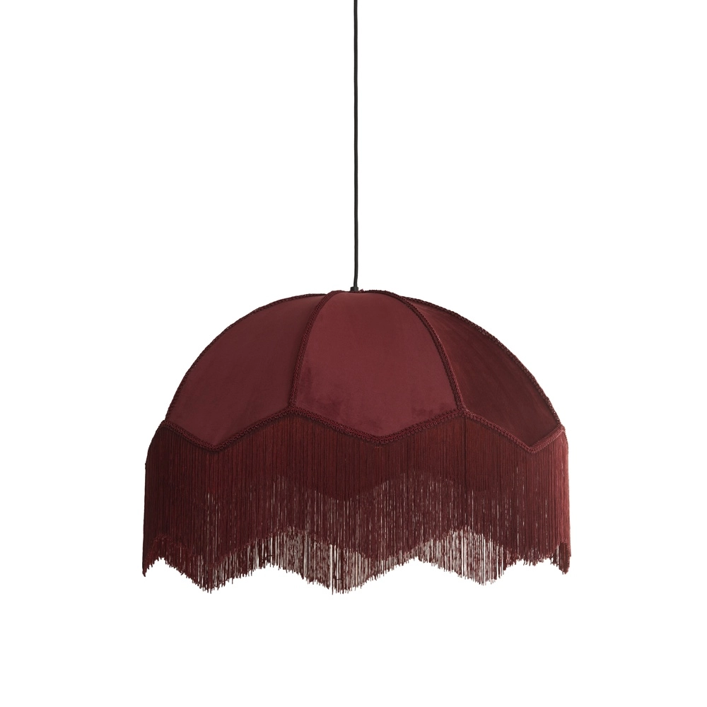 Pendellampe Malacia Ø 50cm – Samt-Bordeaux Light & Living 8717807759278