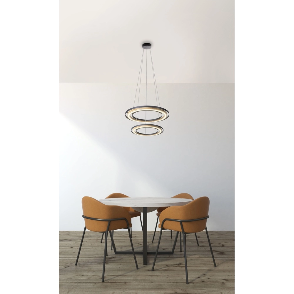 Design-Pendellampe Rilas Schwarz Globo 9007371475551