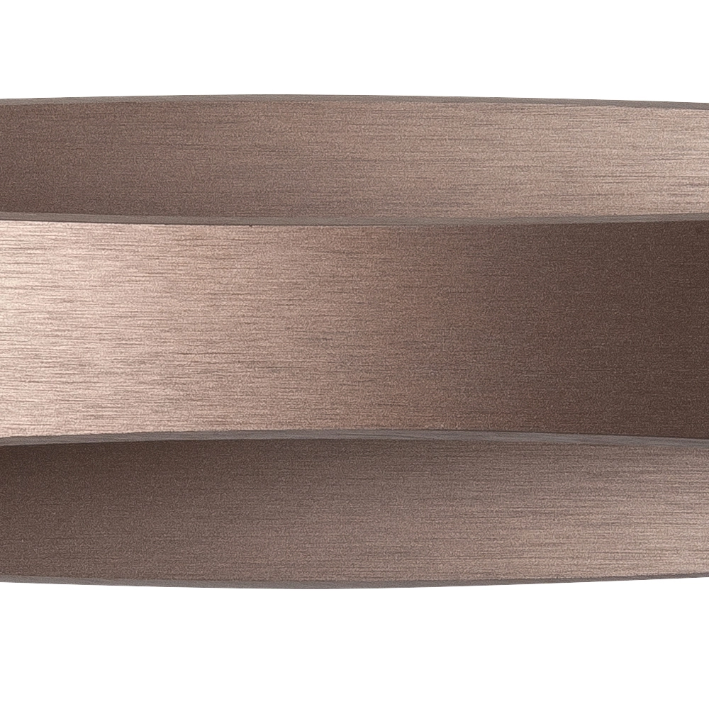 Schlanke Wandleuchte Medusa 35cm Schokolade Highlight 8718379050732
