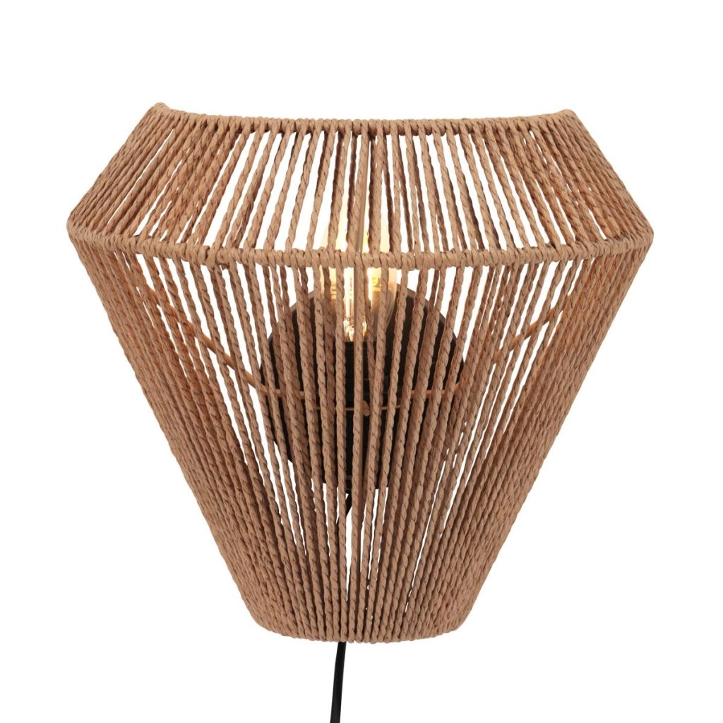 Rattan-Wandlampe Ropex Rattan