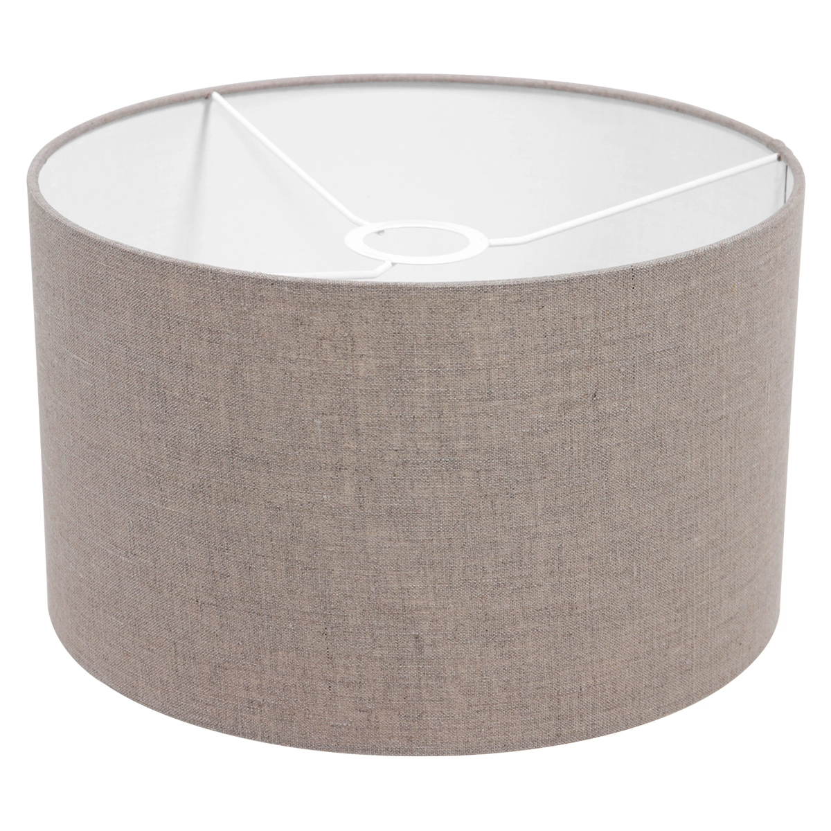 Wandleselampe Prestige Chic Edelstahl mit 30 cm taupefarbenem Lampenschirm Steinhauer 8712746145779
