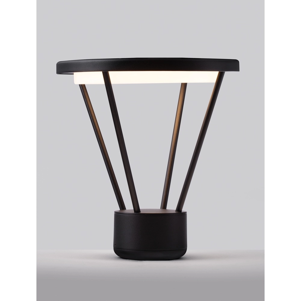 Design-Gartenleuchte Virtus anthrazit Lyora 5212017449337
