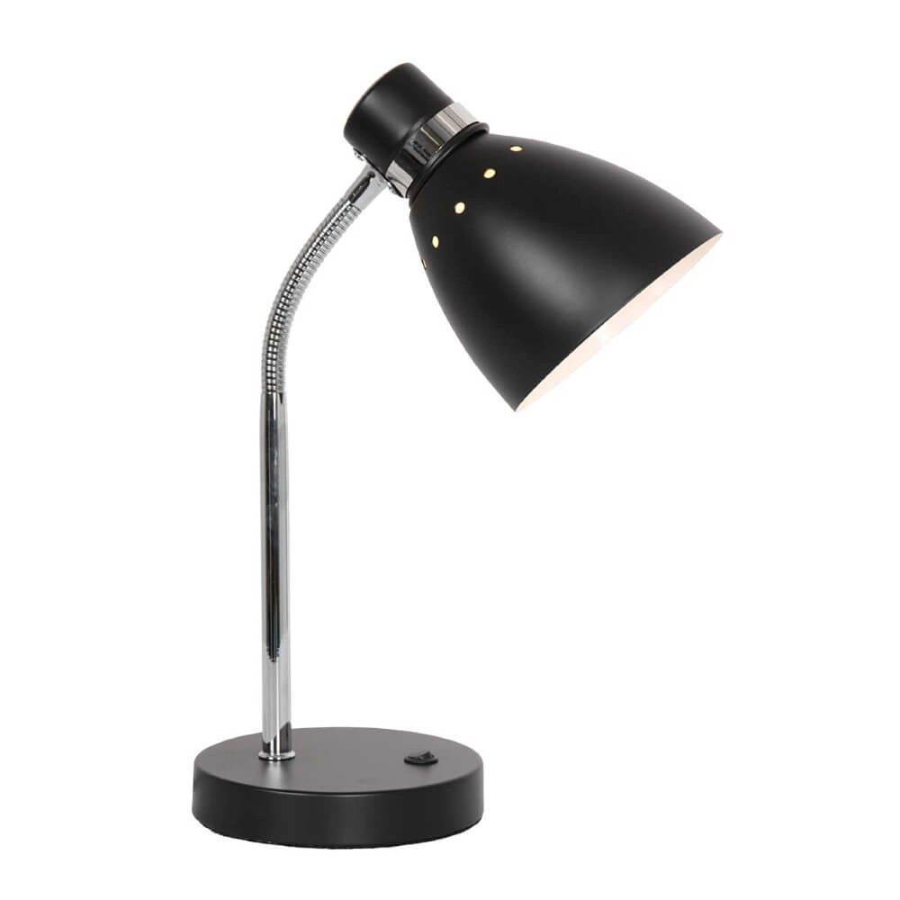 Schwarze Schreibtischlampe Spring
