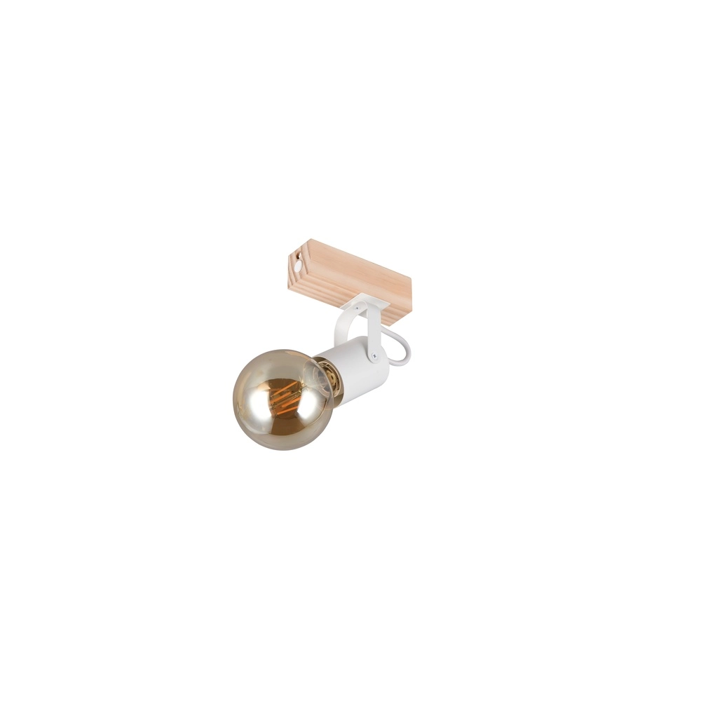Deckenlampe Lynar Weiß mit Holz Trio 4017807670707