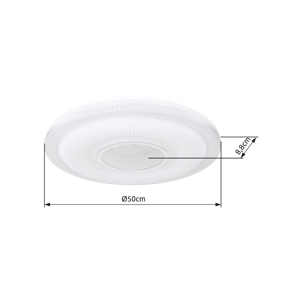 Deckenlampe Magnifique weißer Ø 50cm Globo 9007371389841