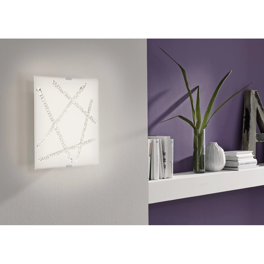 Quadratische Deckenlampe Sorrenta Weiß Eglo 9002759937652