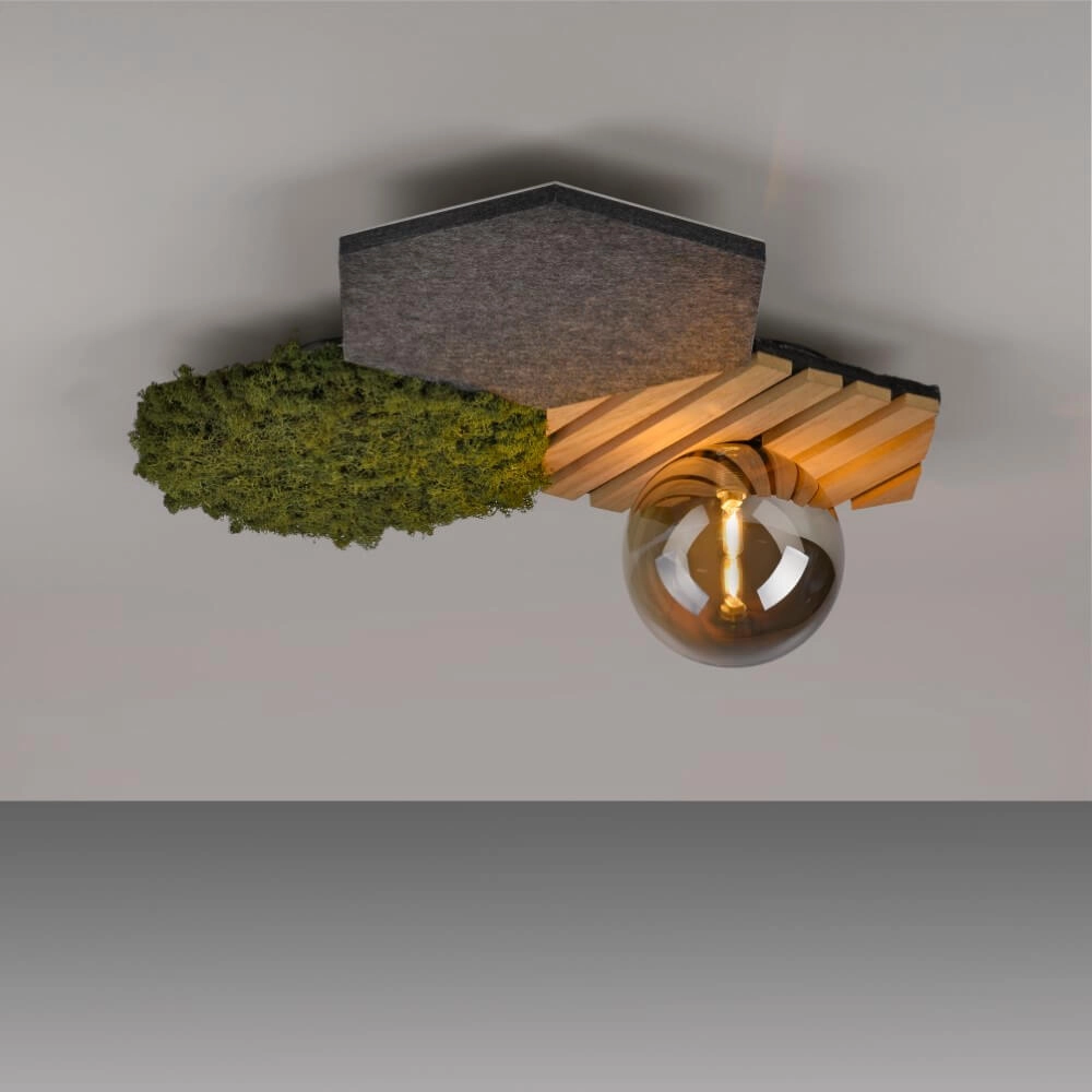 Deckenleuchte Green Hex Natur Just Light 4043689004255
