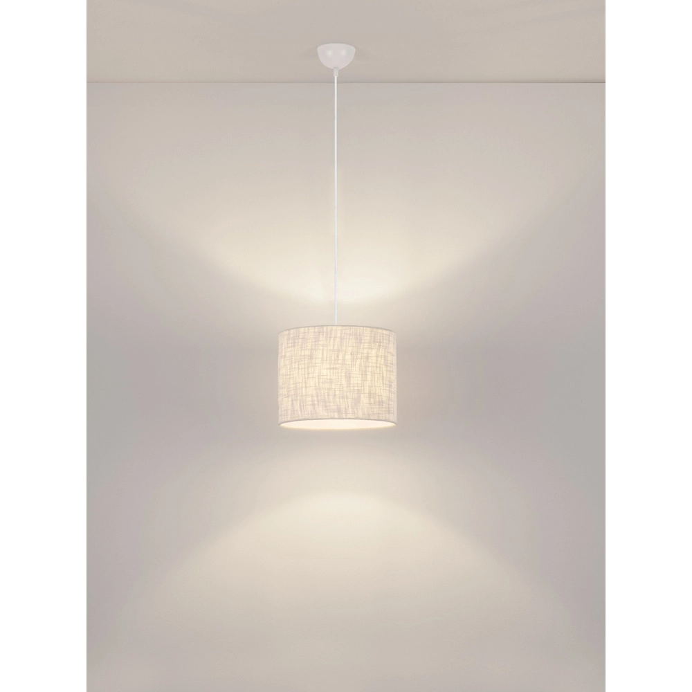 Leinen-Pendellampe Karen Ø 30cm Lyora 5212017493941