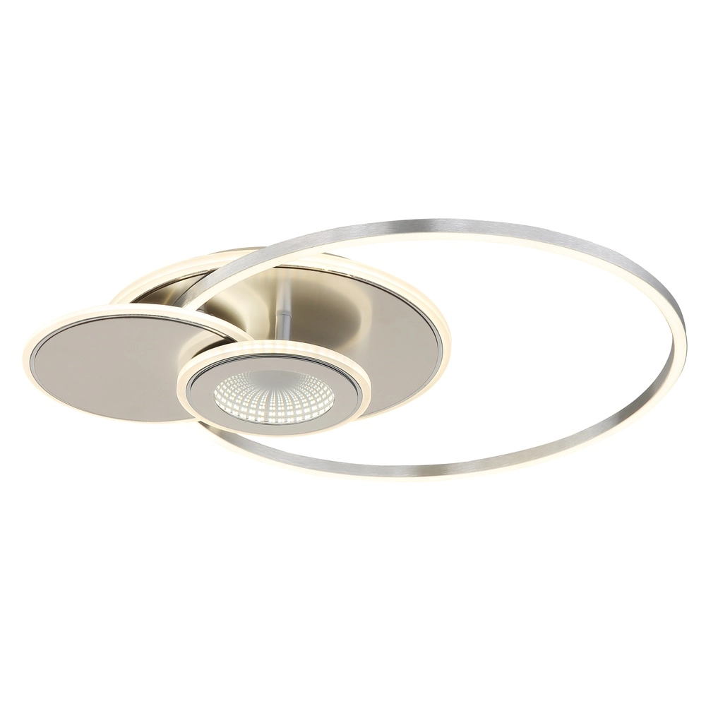 Design-Deckenlampe Beltran Silbergrau