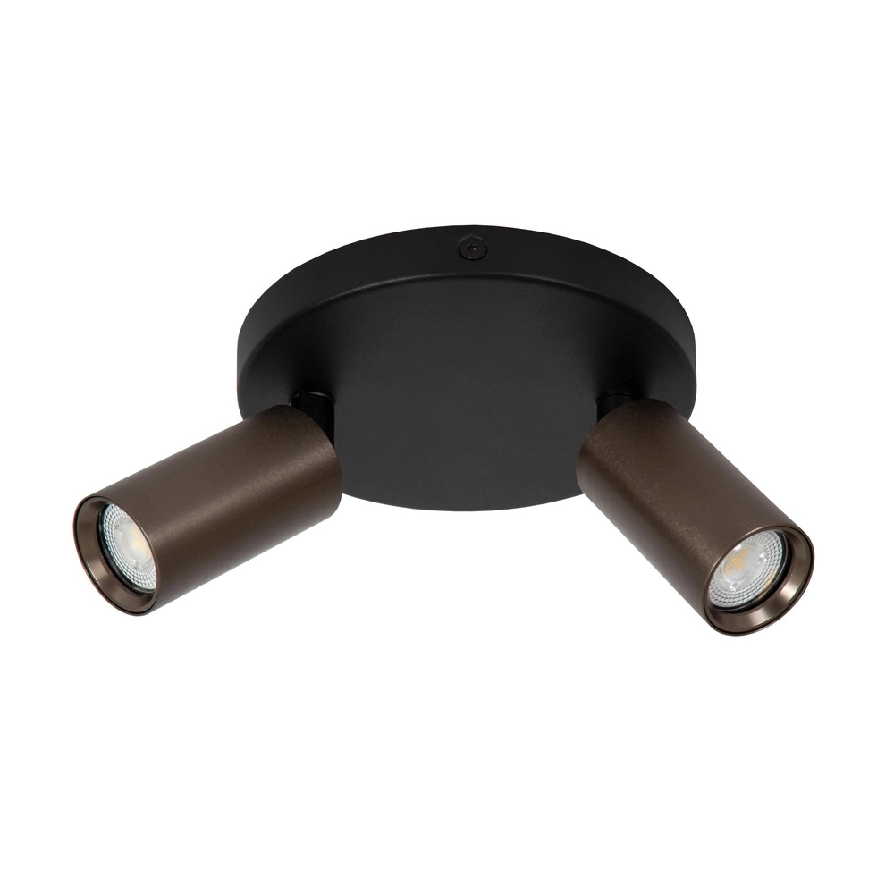 Deckenscheinwerfer Ritmo Mini GU10 2-helle Kaffeebraun