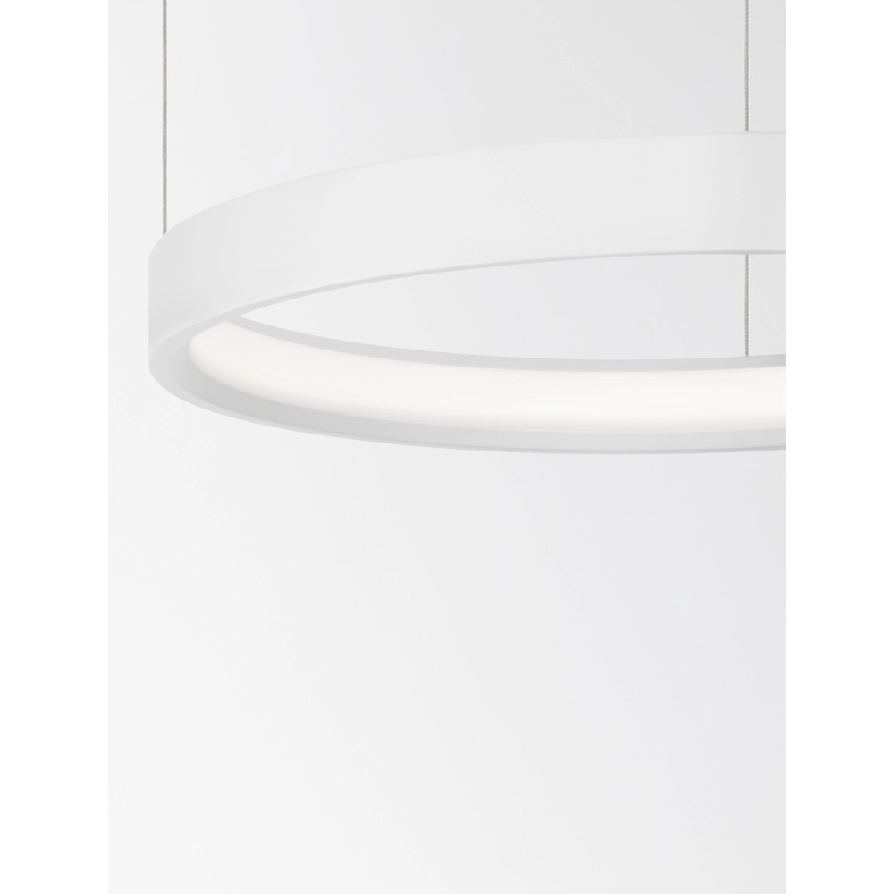 Runde Pendelleuchte Perrine weiß Ø 40cm Lyora 5212017438386