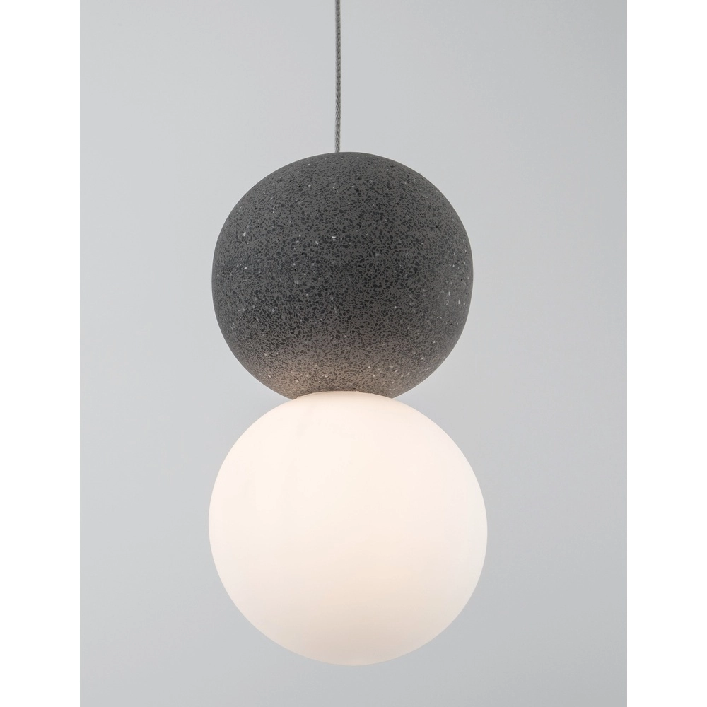 Pendelleuchte Zero Grau mit Weiß Lyora 5212017426949