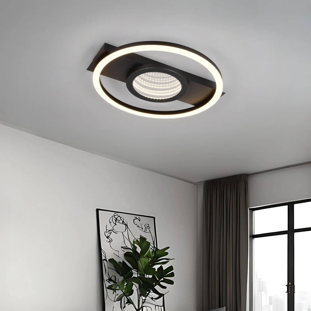 Design-Deckenleuchte Wheeler weißes Quadrat Trio 4017807640571
