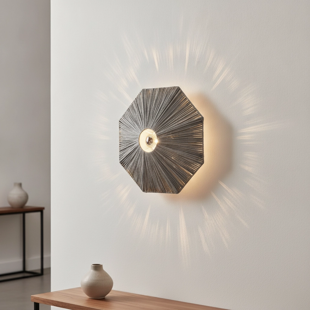 Wandlampe Elvio graue Ø 45cm