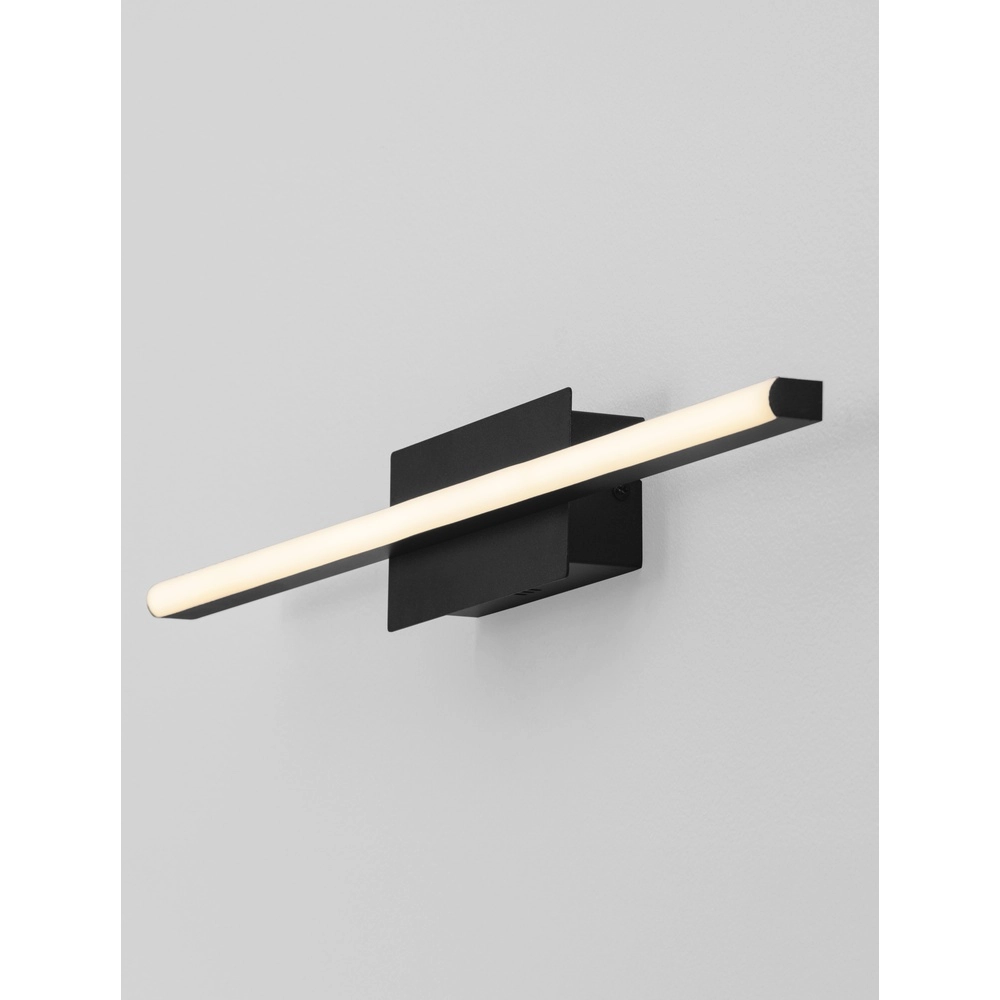Design-Wandleuchte Gratta schwarz