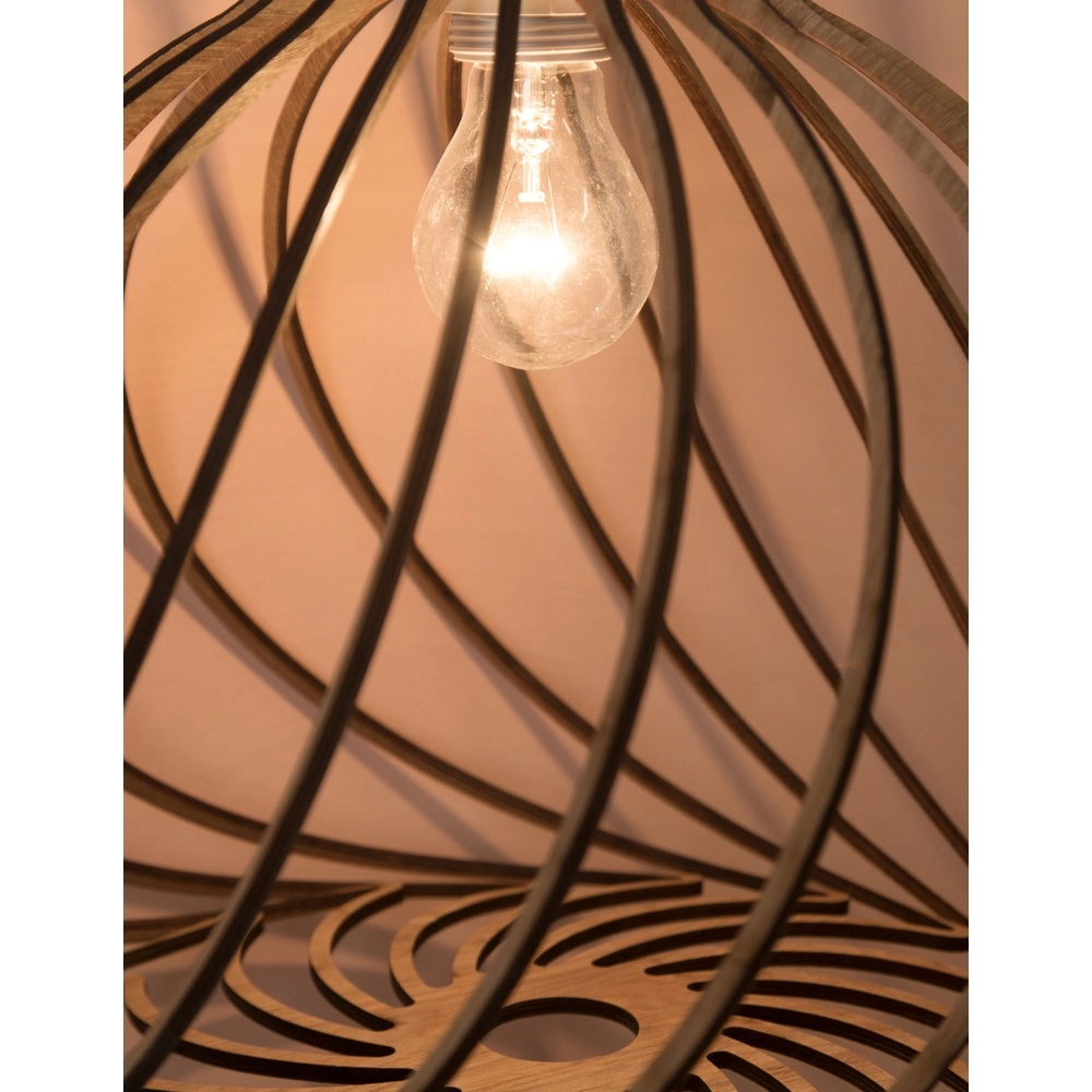 Pendelleuchte aus Holz Adana Ø 35cm Lyora 5212017424952