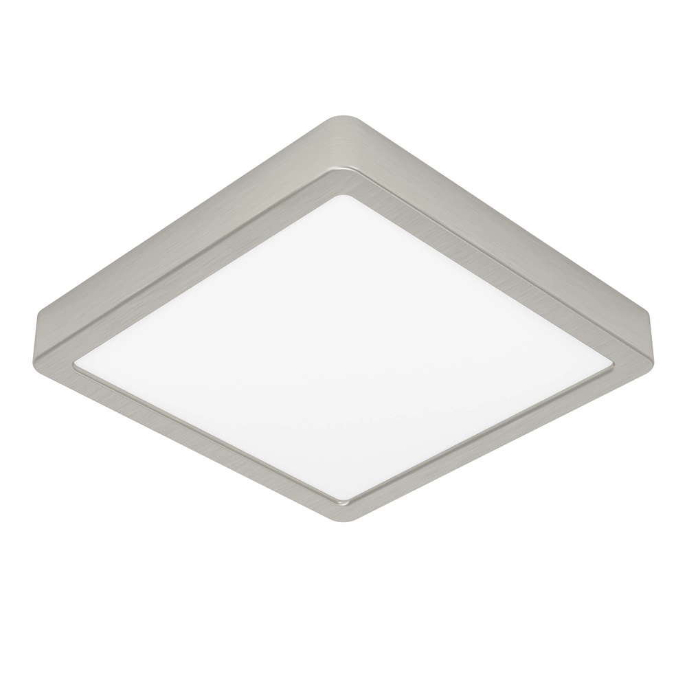 LED-Deckenlicht Fueva 6 Quadrat – Edelstahl – 22x22 cm Eglo 9008606330270