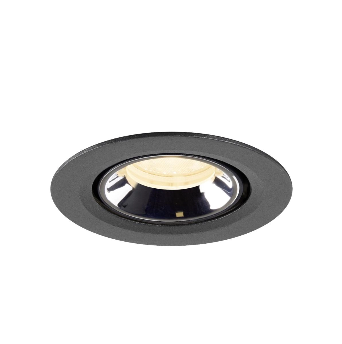 Einbau-Strahler Numinos Gimble XS schwarz/chrom 3000K - 40gr SLV 4024163307055