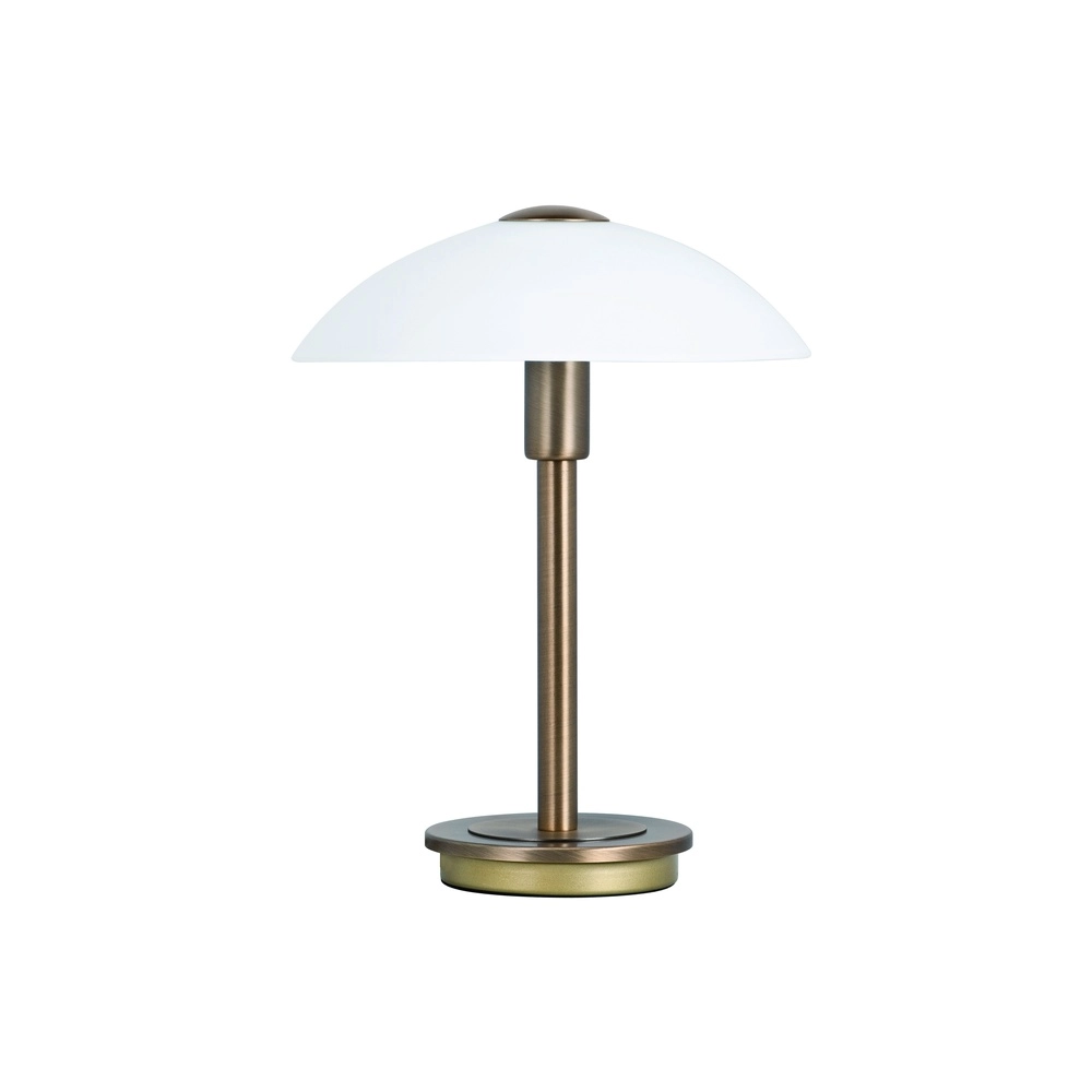 Klassische Tischleuchte Touch Kupferbronze Ø 20cm