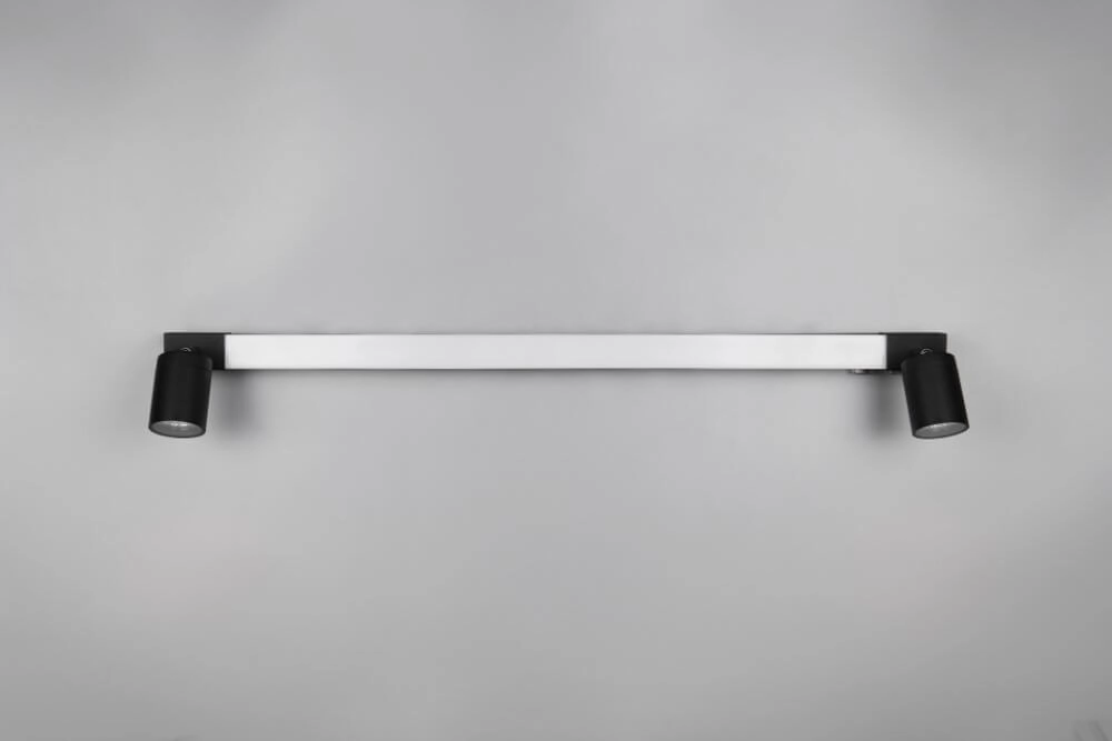Spiegellampe Enrico 90cm - schwarz Trio 4017807615654