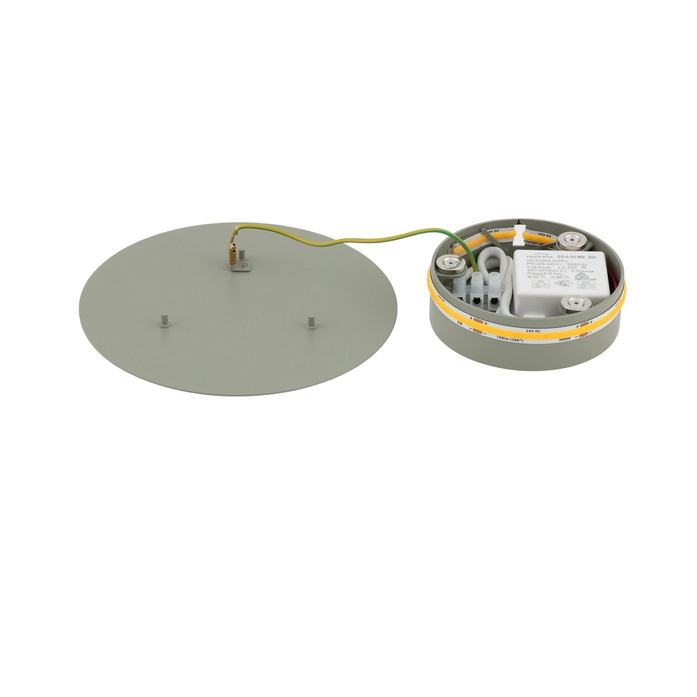 Design-Wandlampe Ring salbeigrün Ø 15 cm Lyora 5903139126632