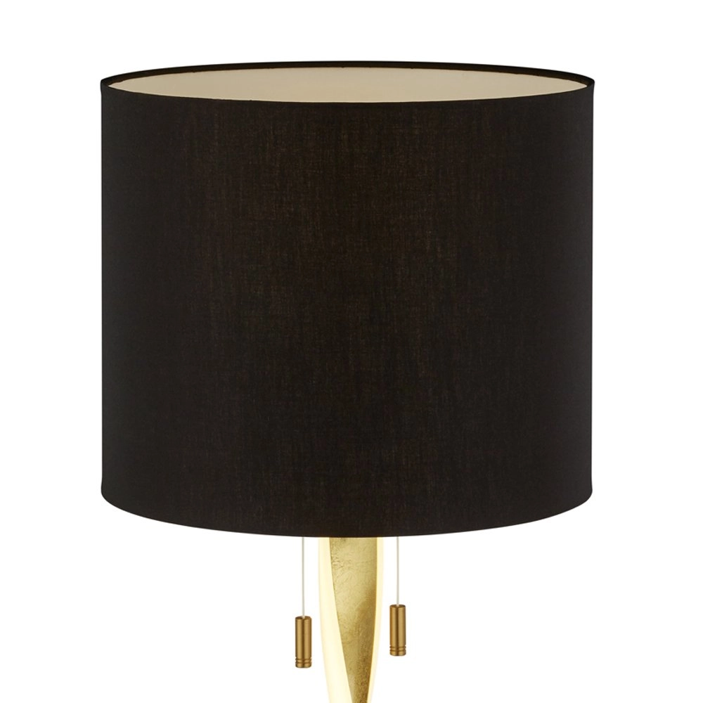 Tischlampe Nandor 62cm Gold Trio 4017807380460