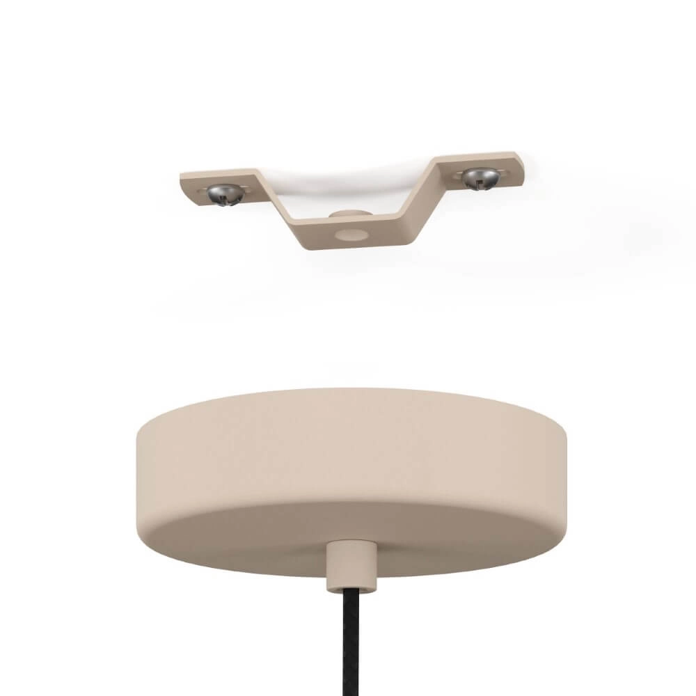 Hängelampe Valdiola sandbraun Ø 36cm Eglo 9008606240562