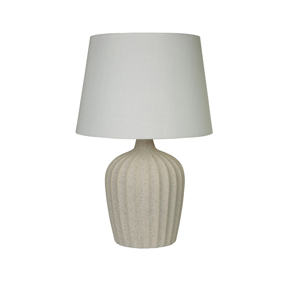 Tischlampe Padstow Keramik weiß Searchlight 5053423311289